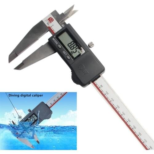 GUANGLU IP67 Water-Proof Digital Calipers 0-300mm/0.01mm Stainless Steel Electronic Gauge Dustproof Measuring tools