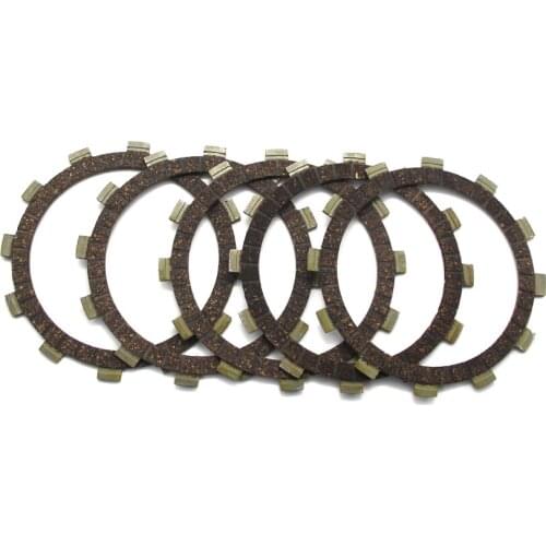 Motorcycle Clutch Friction Disc Plate Kit For Yamaha XS250 4E0 IT250G IT250 XS250 SE/C YZ250F YZ250 OEM:383-16321-00/4H7-1632102