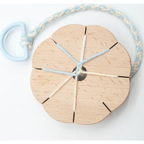 Round Bracelet Knitting Kumihimo Disc Disk Tray Braided Rope Knot Weaving Jewelry Desgin Board
