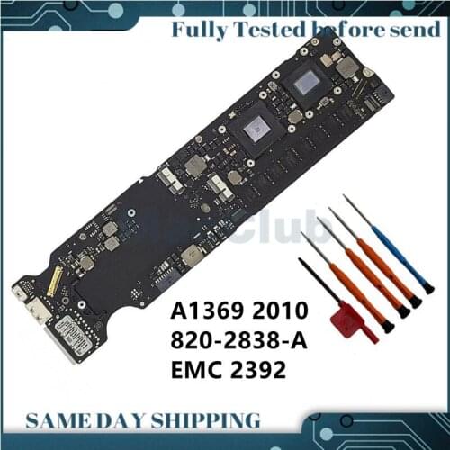 661-5733 661-5798 820-2838-A A1369 Motherboard for MacBook Air 13 EMC 2392 Logic Board Core late 2010 motherboard