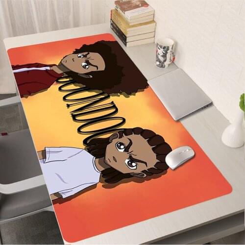 Non-slip Mat Mouse Carpet Gaming Computer Large Mouse Pad Anime Mousepad The Boondocks Deskmat Mause Gamer Rug PC Gamer Cabinet