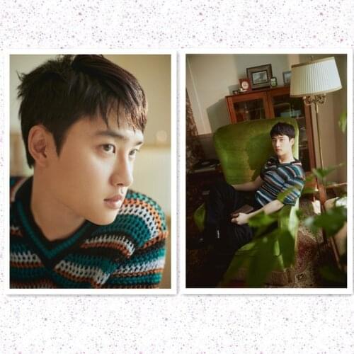 KPOP EXO Member D.O New Album Pasteable Photo Poster Wall Sticker Bedroom Dormitory Decoration Gifts 2Pcs/Set G46