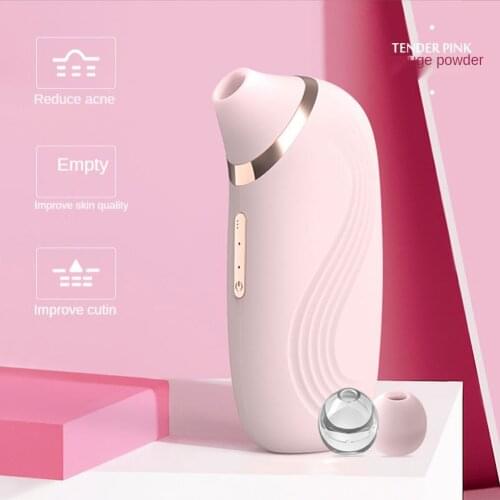 New Home Beauty Instrument Silicone USB Electric Blackhead Remover Vacuum Acne Cleaner 6 In 1 Waterproof Visual Pore Cleaner