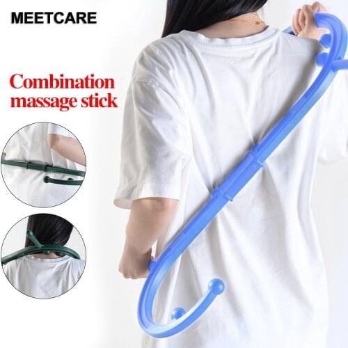 S-Shaped Trigger Point Massage Stick Theracane Body Muscle Relief Back Massage Hook Theracane Therapeutic Relaxation Pressure