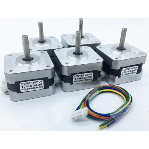 1pc 42 Stepper Motor 2 Phase Mixed Stepper Motor 17HS2408 for 3D Printer Spare Accessories NK-Shopping