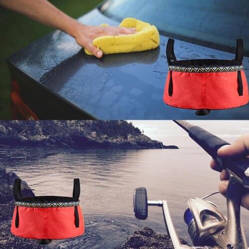 Foldable wash basin Multifunctional folding bucket Portable travel water basin Outdoor camping portable multifunctional basin