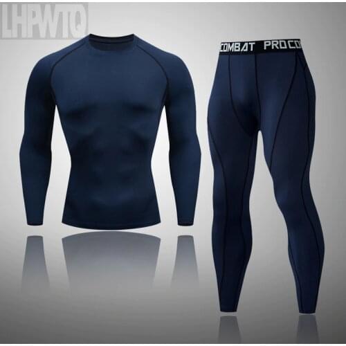 Winter Thermal Underwear Sets 2020 New Men Winter Fleece Long Johns Comfortable Warm Thermo Underwear Men Breathable Tights