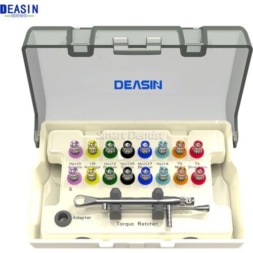 Dental Implant Torque Wrench Ratchet 10-70NCM with Screwdriver Repair Tools Drivers & Wrench Kit dentistry equipments Dentistry