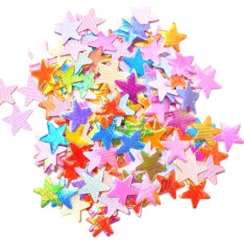 500Pcs Mixed AB Star Patches Glitter Clothing Applique for Craft/Clothes DIY Scrapbooking Accessories K45
