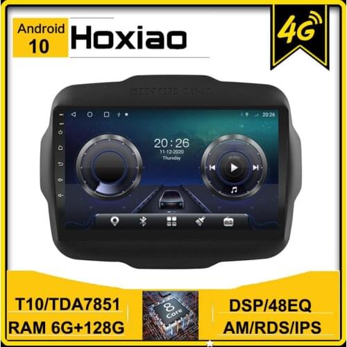 For Jeep Renegade 2016 2017 2018 2019 2020 Car Android Central Multimedia Radio GPS DSP IPS AM 8CORE 64G 128G 4G 2 Din NO DVD