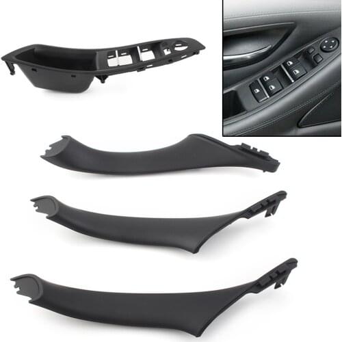 Car Inner Window Switch Armrest Panel Door Handle Cover For BMW F10 F11 5Series 520i 530i 535i 2006 2007 2008 2009 2010 RHD ONLY
