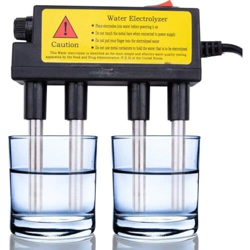 Free Shipping Portable Black Water Electrolyzer Quick Water Quality Testing Electrolysis Iron Bars TDS Water Tester Tool