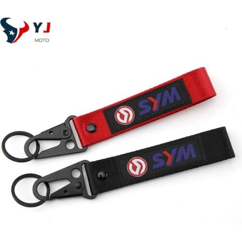 High Quality Motorcycle Embroidery Key Chain For SYM 150 125 gts CRUISYM 180 300 300i MAXSYM 400 600 Collection Keyring Gift