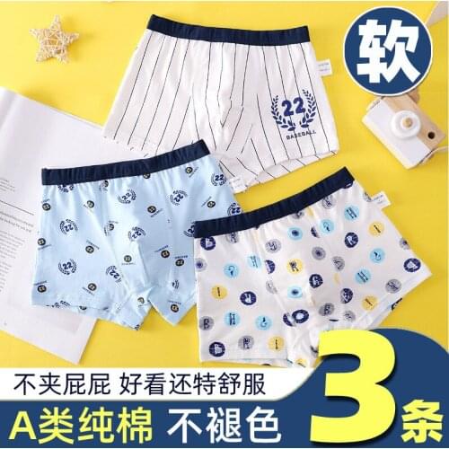 Childrens Underwear, Boys' Boxer, 12 Middle School, 15-year-old, Dinosaur Summer Thin