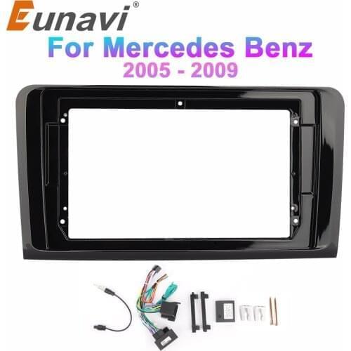 Fascias Frame for MERCEDE BENZ ML W164 2006-2010 Dashboard Installation Trim Kit Frame Stereo Panel Bezel