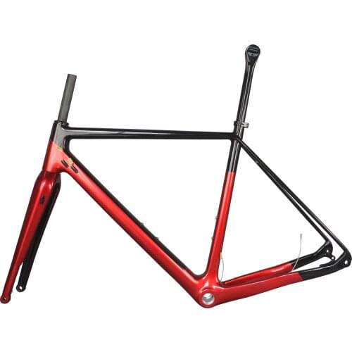 Fork100X15mm/100X12mm Di2 And Mechanical Compatible Carbon T700 BSA Cyclocrossy Frame GR029