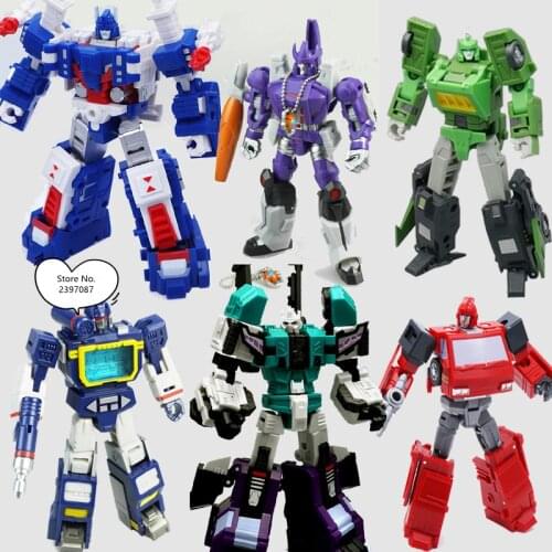 Transformation Cyclonus predaking WaveSound Ambulance Sixshot Bruticus Fans Toys MFT MF3 Shockwave MFT MF0 Megotroun Figure Toys