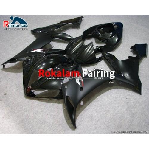 For Yamaha R1 YZF1000 2004 2005 2006 YZFR1 04 05 06 Black Motorcycle Fairing Kit (Injection Molding)
