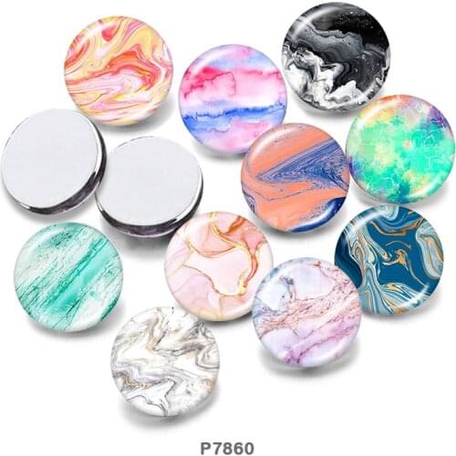 Pattern 12mm/18mm/20mm/25mm/30mm Round Glass Cabochon Flat Back Making Findings P7860