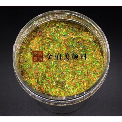 Strip laser onion powder, laser gold wire, strip colorful onion powder, shaped onion powder 500g