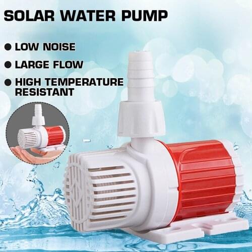 1000L/H Multifunctional Aquarium DC 12V 24V Solar Brushless Motor Water Circulation Water Pump Submersibles Solar Water Pumps