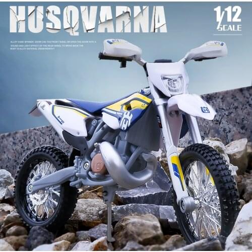 1/12 Alloy Husqvarna FE 501 Die Cast Motorcycle Model Toy Vehicle Collection Autobike Shork-Absorber Off Road Autocycle Toys Car