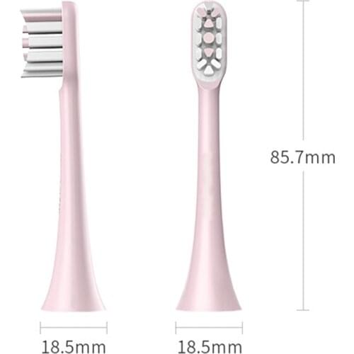 4 Pcs Replacement Toothbrush Heads Compatiable with SOOCAS X3 SOOCARE Electric Toothbrush Round Brush Head Seal Package