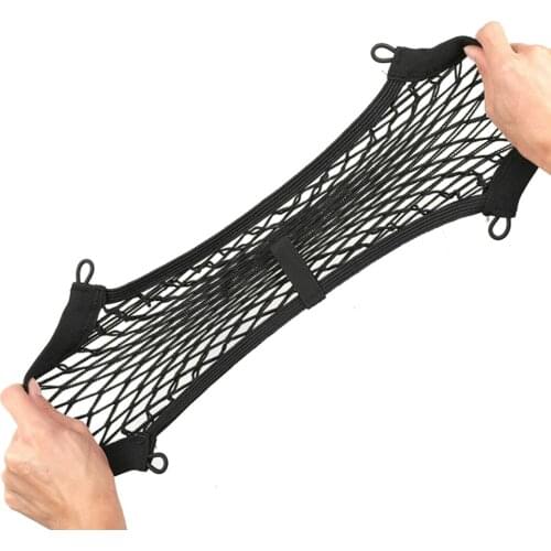 Mobile Home Storage Net Motorhome Pocket Seat Back 25x35cm Black Trunk