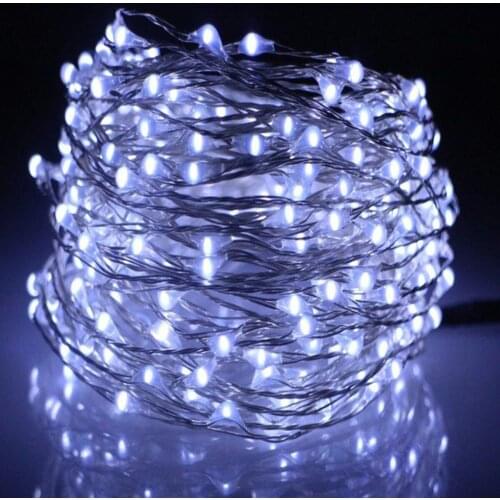 33ft/10m 100 LED Battery Operated Wire String Lights, Fairy Lights Battery Operated LED String Lights Decorations