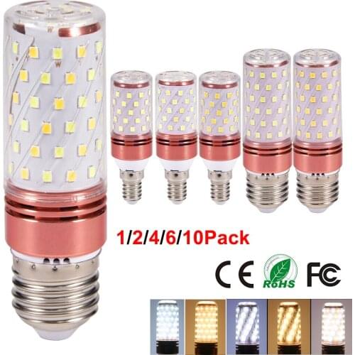 E27 E14 9W 12W SMD2835 Led Candle Bulb Save Energy Warm White/ White /Three-color Change Small Screw Lamp Bulbs For Home