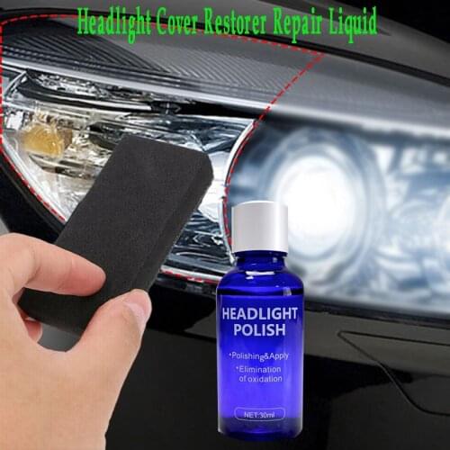 30ML 9H Car Hardness Headlight Lens Restorer Repair Liquid Polish Auto Cleaner Set Environmentally Friendly Brand Support CSV