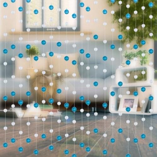 1 Meter Glass Crystal Beads Curtain Window Door Curtains for Living Room Office Passage Wedding Backdrop