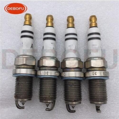 10pcs/lot high Quality FR6KPP332S 06H905611 spark plugs For Audi A3 A4 A5 V W Eos Beetle 0241245670