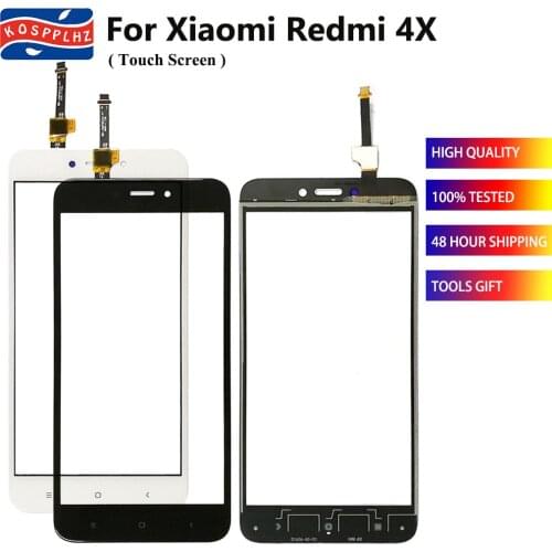 100% New Parts For Xiaomi Redmi 4X Touch screen Panel 5.0 inch Outer Glass Panel Perfect Replacement For Redmi 4 X Touch Screen