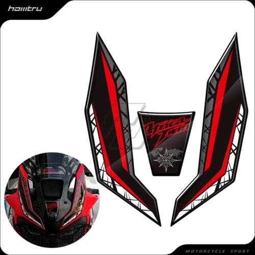 3D Motorcycle Front Fairing Protection Decals Case for Honda Africa Twin 2016-2019