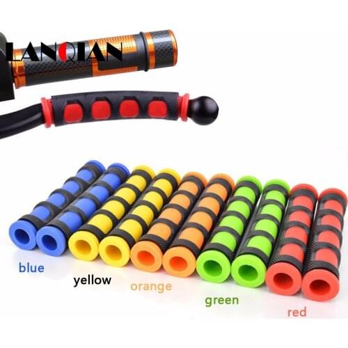 5 color Universal Pair Heavy Duty Motorcycle Handgrip Guard Motorbike Brake Clutch Lever Cover Handlebar Grips optional