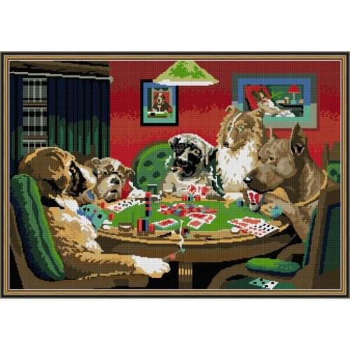 Everlasting Love Dogs' Game Chinese 5d Diamond Painting Full Square Christmas Decorations For Home Wedding Decoration Navidad