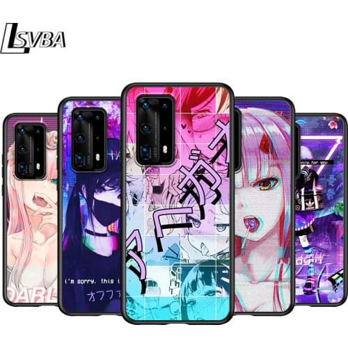 Anime Vaporwave For Huawei P Smasrt 2018 2019 2020 2021 Smart S/Z Smart Plus Smart Pro Black Soft Cover Phone Case