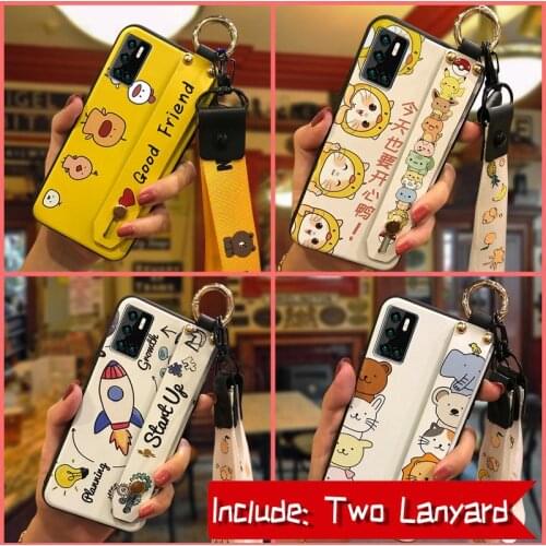 Wristband Original Phone Case For Cubot P40 Kickstand Silicone For Girls Back Cover Fashion Design