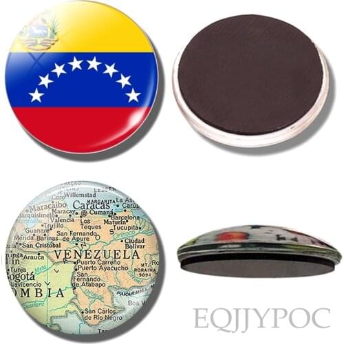 Venezuela flag travel fridge magnet countries souvenir Venezuela map refrigerator magnets decor message board Sticker Accessorie
