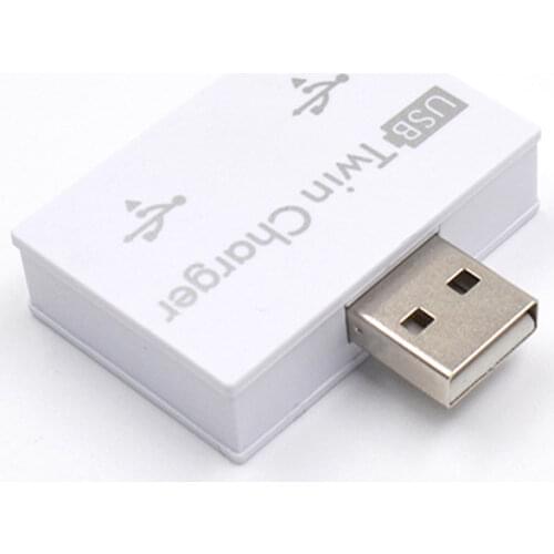 Hot Mini USB Hub to 2 Port Charger Hub Adapter Hot Sale fashion New USB Splitter for Phone Tablet Computer