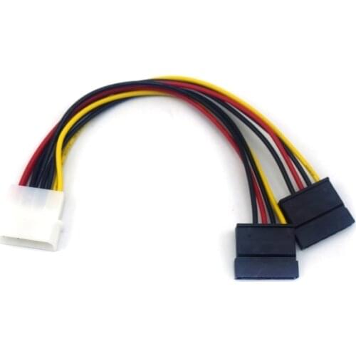 SATA power cable is divided into two serial power cable IDE large four-core D-4P to SATA serial cable