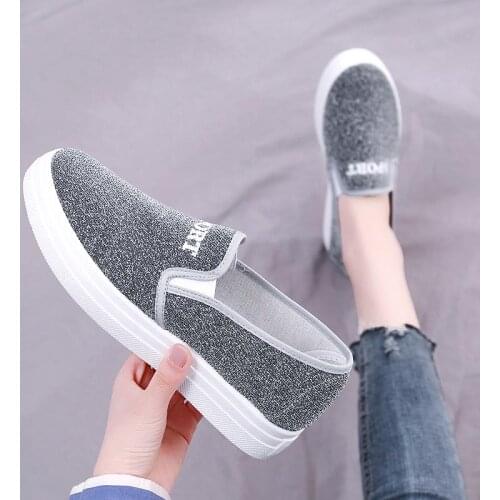 Canvas shoes woman sneakers 2021 fahsion floral flat summer sock shoes breathable comfortable casual shoes women sneakers