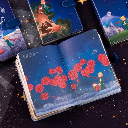 Little Prince Colored Pages Thick Diary Notebook Journal Travel Planner School Graduation Gift Stationery