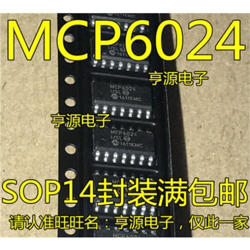 MCP6024 MCP6024-E/SL MCP6024-I/SL SOP14