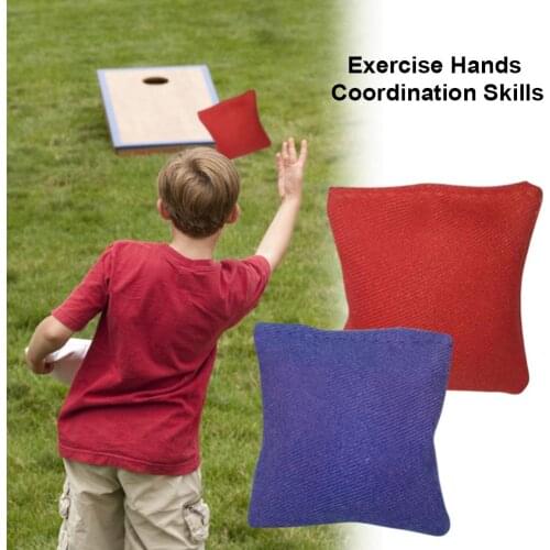 10PCS Bean Bags Leak-proof Durable Cornhole Throwing Sandbags Outdoor Family Parties Game Tool Gift For Children