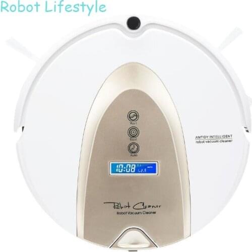 2019 Powerful Robot Vacuum Cleaner ,Map navigation ,Smart Memory, Map Shown on Wifi APP, Water tank