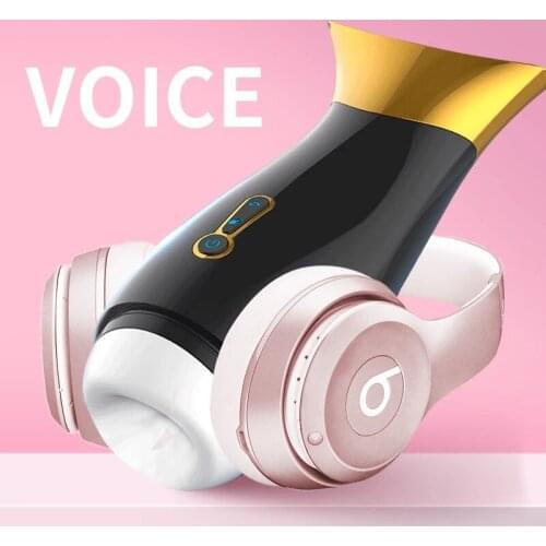 Male Masturbator Sex Toy For Men Automatic DeepThroat Oral Suction Blowjob Real Vagina Sucking Vibrator Heating Masturbation Cup