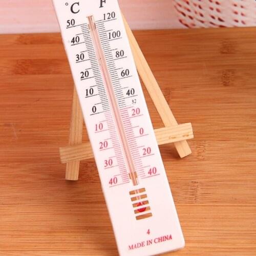X7AB Home Wall Hanging Thermometer Celsius Fahrenheit Display Indoor Outdoor Greenhouse Temperature Monitor Gauge Household