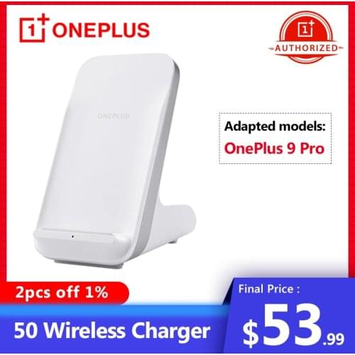 Original OnePlus Warp Flash Charge 50 Wireless Charger Flash Charging in 43 Minutes Wireless Charger Use for OnePlus 9 Pro Phone